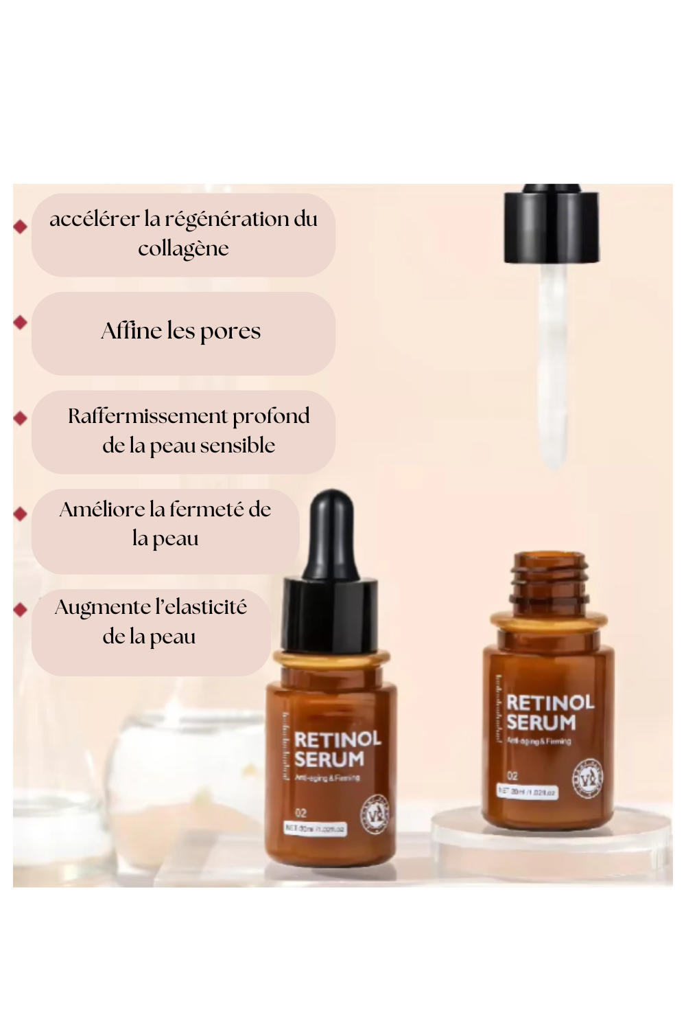 Sérum visage au rétinol